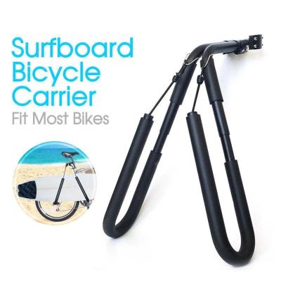 China Enjoy Experience Wonderful Surfing Board Carrier Rack Mount Rack Wakeboard Surfing Bike Side Rack Bicycle Surf Board Rack Factory Price Drop Shipping for sale