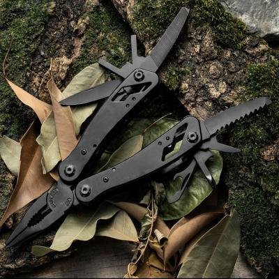 China Outdoor Mini Telescopic Pliers Hand Tool Set Mini Folding Pliers Multifunctional Folding Multitool Hunting Camping Survival Combination Portable Telescopic Pliers for sale