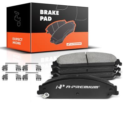 China 4pcs Front Driver & Passenger Ceramic Brake Pads with Sensor for Chrysler 300 05-20 Dodge Challenger Charger Magnum for sale