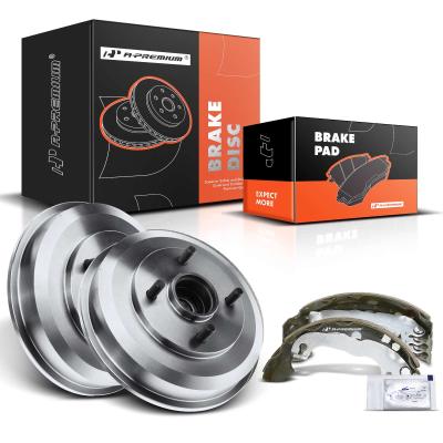 China Rear Brake Drums & Brake Shoes for Ford Focus 2000-2008 Excludes SVT Model for sale