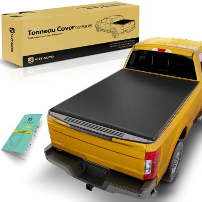 China 5.42 FT Bed Soft Roll-up Tonneau Cover with Auto Locking for Ford F-150 04-22 for sale