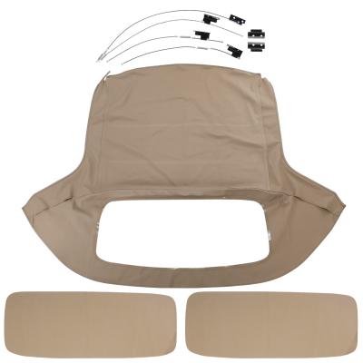 China Convertible Soft Top with Plastic Rear Window for BMW E36 Z3 1996-2002 Tan for sale