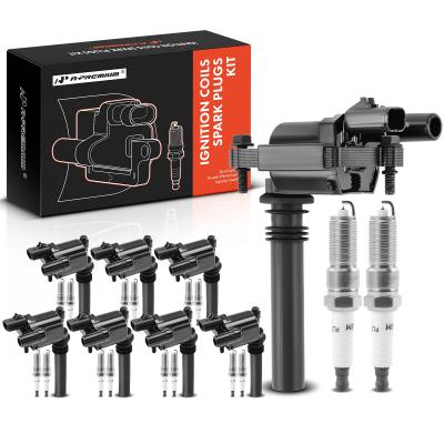 China 8x Black Ignition Coil & 16x IRIDIUM Spark Plug Kits for Chrysler 300 2005 Dodge for sale