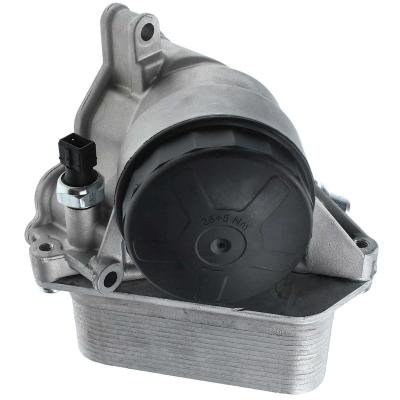 China Oil Filter Housing with Oil Cooler for BMW 328i 11-15 X3 09-15 528i 10-11 for sale