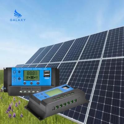 China Charger Controller Factory Price 12V /24V/48v 10A/20A/30A Manual Solar Controller PWM Solar Charge Controller for sale