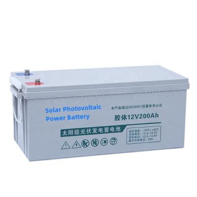 China Factory Supply Solar Energy Storage System GEL Battery 12V 100Ah 120Ah 150Ah 200Ah 250Ah Lead Acid Batteries 24Ah ~250Ah for sale