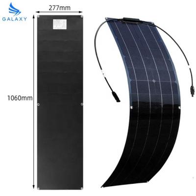 China 2PSC 400W 156.75mmx156.75mm Monocrystal RV Panel Yacht Solar Panel Flexible Solar Charging Power Supply for sale