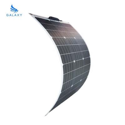 China Flexible ETFE Solar Panel 100w 150w 160w 180w 200w 250w 300w 350w 400w 500w 1000w Thin Film Monocrystalline PV Solar Panel 125mmx125mm for sale