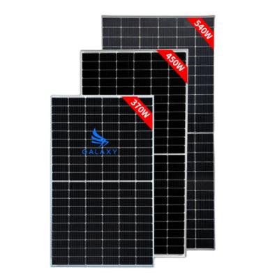 China original mono solar panel half cell 540w 450w 370w solar panels 144 182mmx182mm for sale