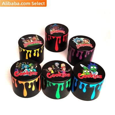 China Portable Custom Black Logo 4 Layers Non Stick Backwoods Metal Smoking Accessories Weed Grinder For Smoking for sale