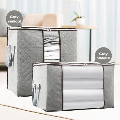 China Folding Clothes Cover Large Folding Bag Storage Box Organizer for sale