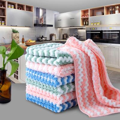 China Sustainable Reusable Washable Micro Fiber Kitchen Towel Cleaning for sale