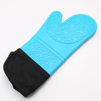 China Wholesale High Quality Cute Silicone Heat Resistant Oven Mitts Silicone Baking Gloves Pot Holders for sale