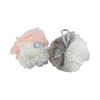 China PE Mesh Loofah Body Shower Balls Super Soft Exfoliating Bath Sponge Bath Flower Clean Clean Scrub Ball for sale