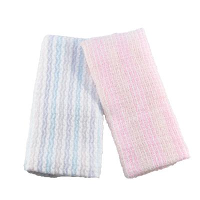 China Bath Child Safe Body Scrub Exfoliate Washcloth Japanese Beauty Skin Washcloths Exfoliating Shower Towel For Shower for sale