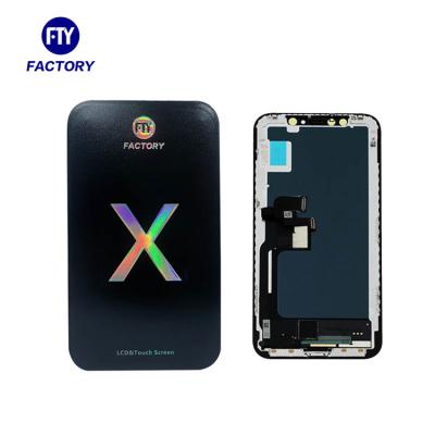 China Fix 10 Phone Screen Mobile Phone LCD Broken Screen Display for iPhone, FTY Mobile Phone Display OLED LCD Screen Replacement for iPhone iPhone X for sale