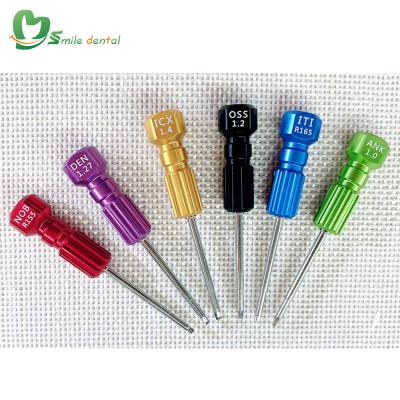 China Dental Implant Dental Screwdriver Tools Dental Implant Sector Rotating Oral Tool for sale