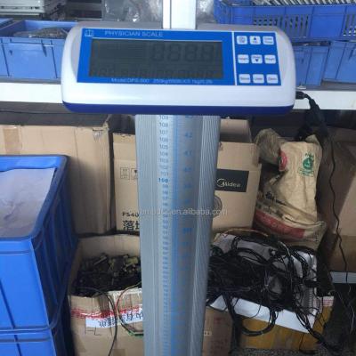 China Steel Digital Body Scale With Body Height Rod Hospital Weight Scale Physician Scale for sale