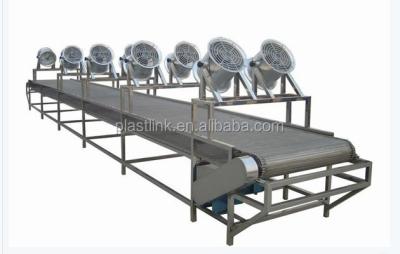 China Heat Resistant Conveyor Belt Wire Mesh Food And Bags Stainless Steel Cooling Assembly Line for sale