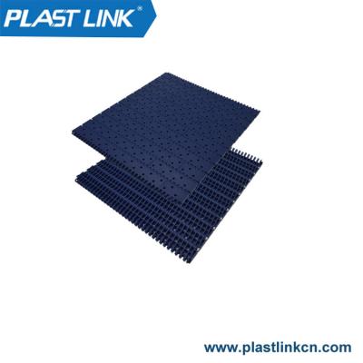 China Plastic And Glass Bottle Transport PLASTLINK Worktable Assembly Line Modular Conveyor Belt With POM Belt Chain for sale