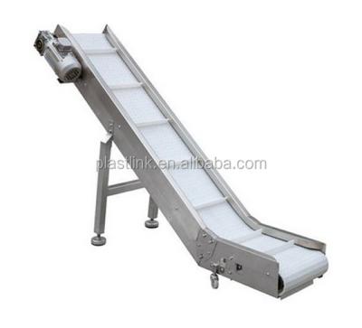 China Machine Customize Modular Plastic Z Shape Slope Conveyor Belt Conveyor For Fruit Conveyor Chain Belt for sale