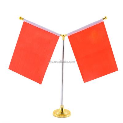 China Health care institutes decline with stand base international world flag banner, festival, desk, office, home decoration, Memorial Day for sale