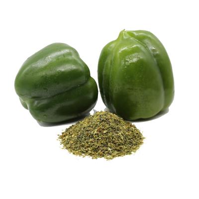 China Dry dehydrated green paprika powder for sale