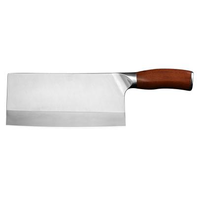 China Non-variable Stainless Steel Kitchen Knife Chef Knife With Wooden Handle Knife Cleaver for sale