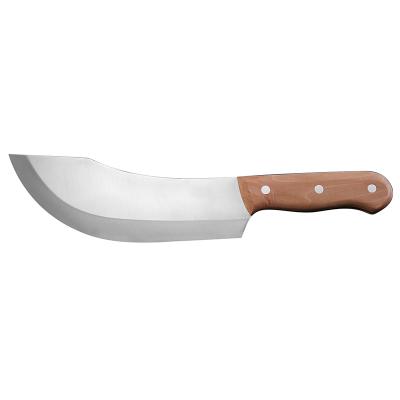 China QF-105 40cr13 stainless steel Non-variable chef knife.kitchen knife, luxury wooden handle cleaver for sale