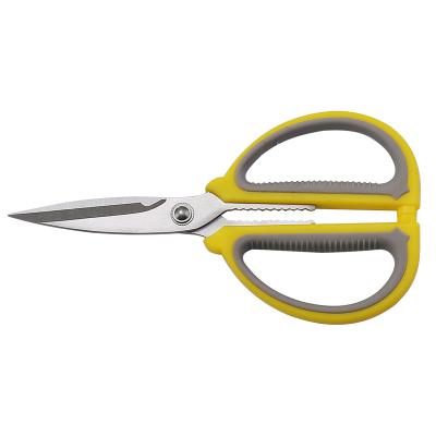 China HOUSEHOLD SCISSORS Universal Handle Leather Cutting Soft Cut for sale