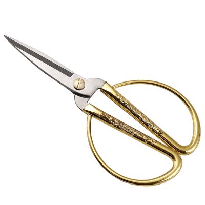 China MENTAL DELUXE STAINLESS STEEL HANDLE SCISSOR Tailor Scissors for sale