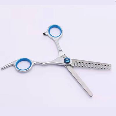 China Barber Scissor Silver Customized Professional Thinning Scissors Beauty Hair Scissors Professional Beauty Salon Tools Sharp for sale