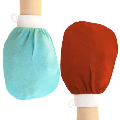 China EXFOLIATING Body Cleaner Squishy Cloth For Exfoliating Mitt Turkish Bath Mitt for sale