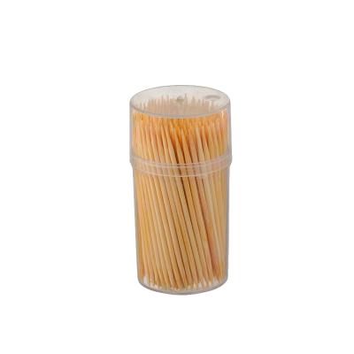 China Disposable high quality 65mm bamboo toothpicks 200pcs in box for sale