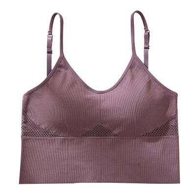 China Big Sports Bra Seamless Yoga Bra Fat Big U Mm Back Shockproof Working Underwear for sale