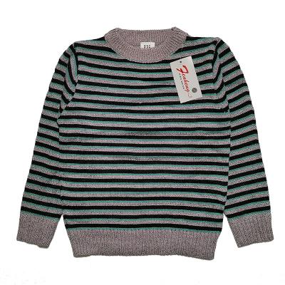 China Anti-Shrinkage Spring and Autumn High Quality Sweater Striped Unisex Cozy Knitting Toddler Sweater for sale