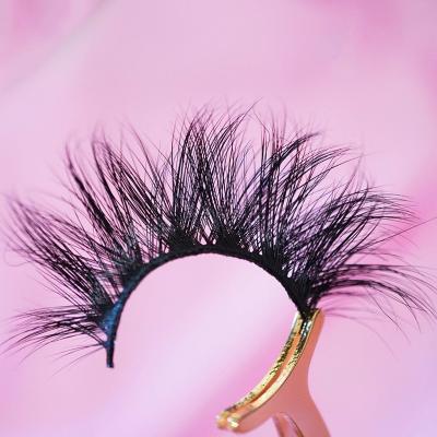 China Deeply Create Your Own Natural Fluffy Strip Fake 25mm Mink Lashes Packaging Boxes Wholesale Mink Eyelash Vendor Customized Boxes Full for sale