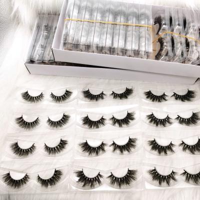 China Sale 5D 25mm Thick Whole Thick Book Box Mink False Eyelashes Packaging Wholesale 3D Real Mink Luxury Eyelash Vendors Lash for sale