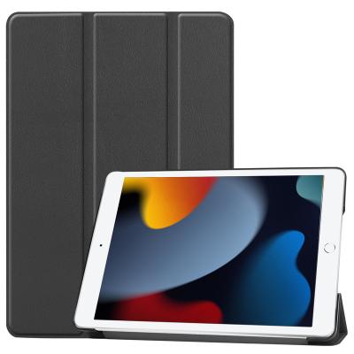 China iPad 2021 Triple PU Leather Cover For iPad 2019 7th For iPad 8th Generation 2020 10.2 9th Tablets Cover For Apple iPad 9 Case 10.2 2021 for sale