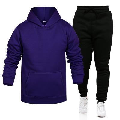 China Plus Size Sweater Breathable Sweater Pants Custom Breathable Casual Unisex White Long Sleeve And Jogging Hoodie Tracksuits Sets For Men for sale