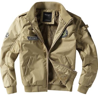 China High Quality Winter Fleece Mens Military Bomber Jacket Plus Size Warm Breathable Jacket For Man for sale