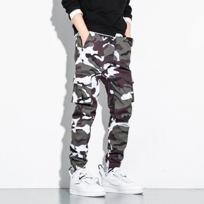 China Breathable Camouflage Cargo Breeches Multi Pocket Man Street Pants Joggers For Men for sale