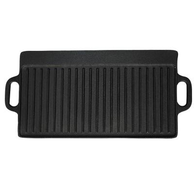 China Sustainable Outdoor Reversible Cooking Cast Iron Plate Cast Iron Griddle for sale