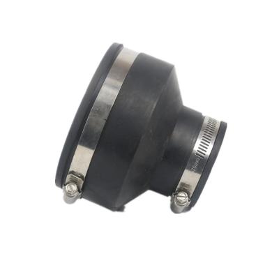 China Used for connection and sealing of pipeline hot sale reducing rubber coupling made in china stainless steel coupling with rubber lining for sale