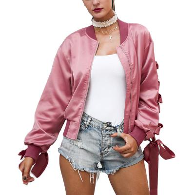 China Ladies Jacket Fashion Trend Viable Customized Bomber Jacket Plus Size Women Clothing for sale