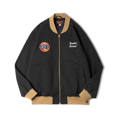 China Custom Made Viable Men's Embroidery Uniforms Men's Jacket Embroidery Baseball Letter Jacket Coat for sale