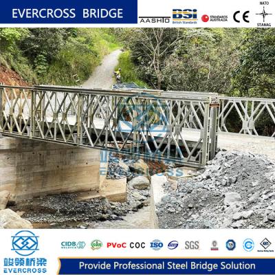 China Custom Steel Bailey Bridge Double Truss Single Storey CB200 Type for sale