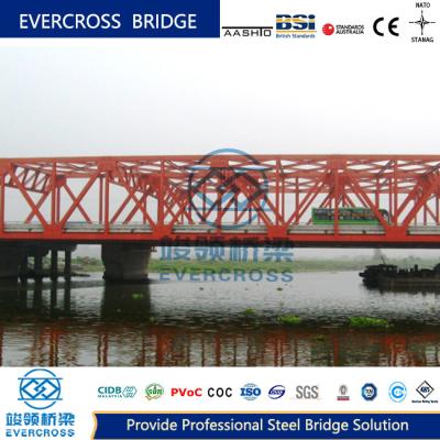 China Permanente stalen truss brug / stalen frame brug met hoge sterkte Te koop