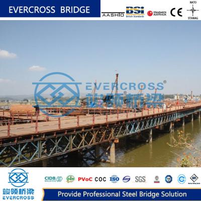 China CNAS Steel Truss Bridge Bailey Type Platform With Heavy Loading For Sale for sale