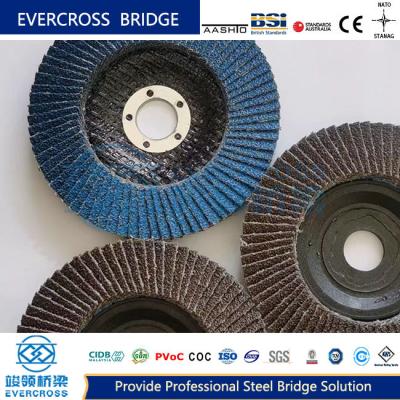 Cina Oem 60 Grit Flap Disc Calcined Blade Polishing Wheel 100mm Dimensione lucidato ruggine in vendita